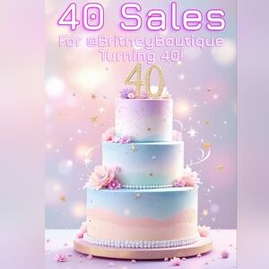 MARCH GOAL: 40 SALES FOR MY 40TH BIRTHDAY🤍💕 🎂💕🧁💕🤍💕🤍